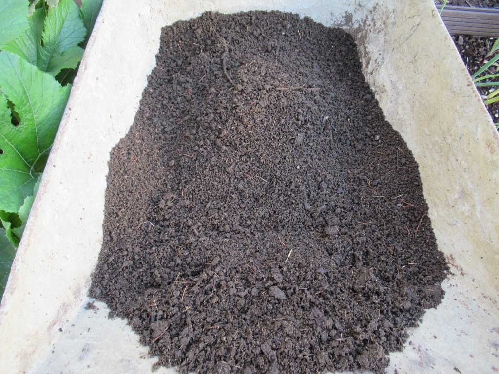 Przesiany kompost